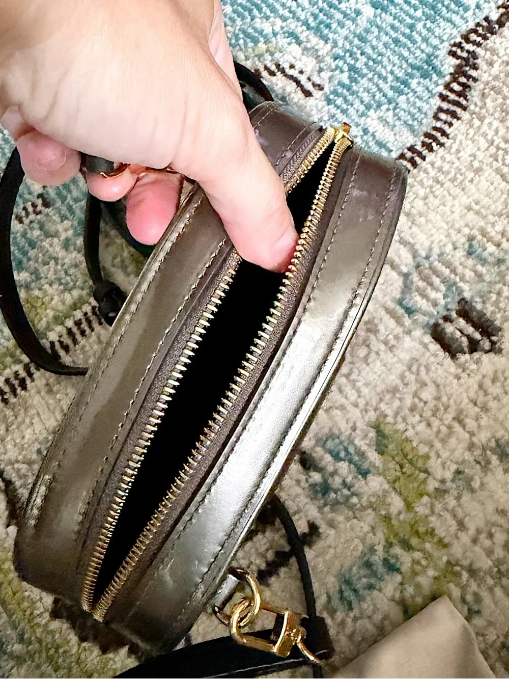 LOUIS VUITTON M90510 MonogramVernis Belt Body bag Crossbody 2WAY Shoulder Bag